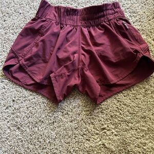 Lululemon😍✨ Athletica Maroon Athletic Shorts